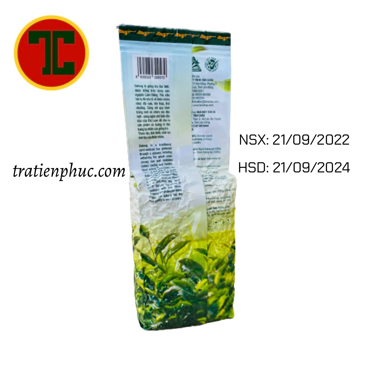Combo 02 Trà Oolong Gói nhôm TÂM CHÂU 250gr