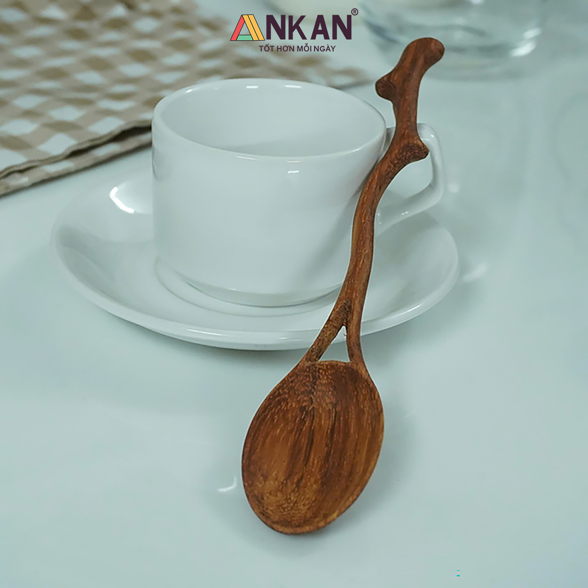 Muỗng Gỗ Thìa Gỗ Cao Cấp Trang Trí Decor, Quà Tặng Ý Nghĩa Cho Bé Và Gia Đình