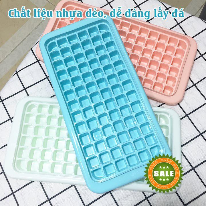 Khay đá 78 viên vỉ đá vuông làm khuôn thạch rau câu, socola, chè khúc bạch