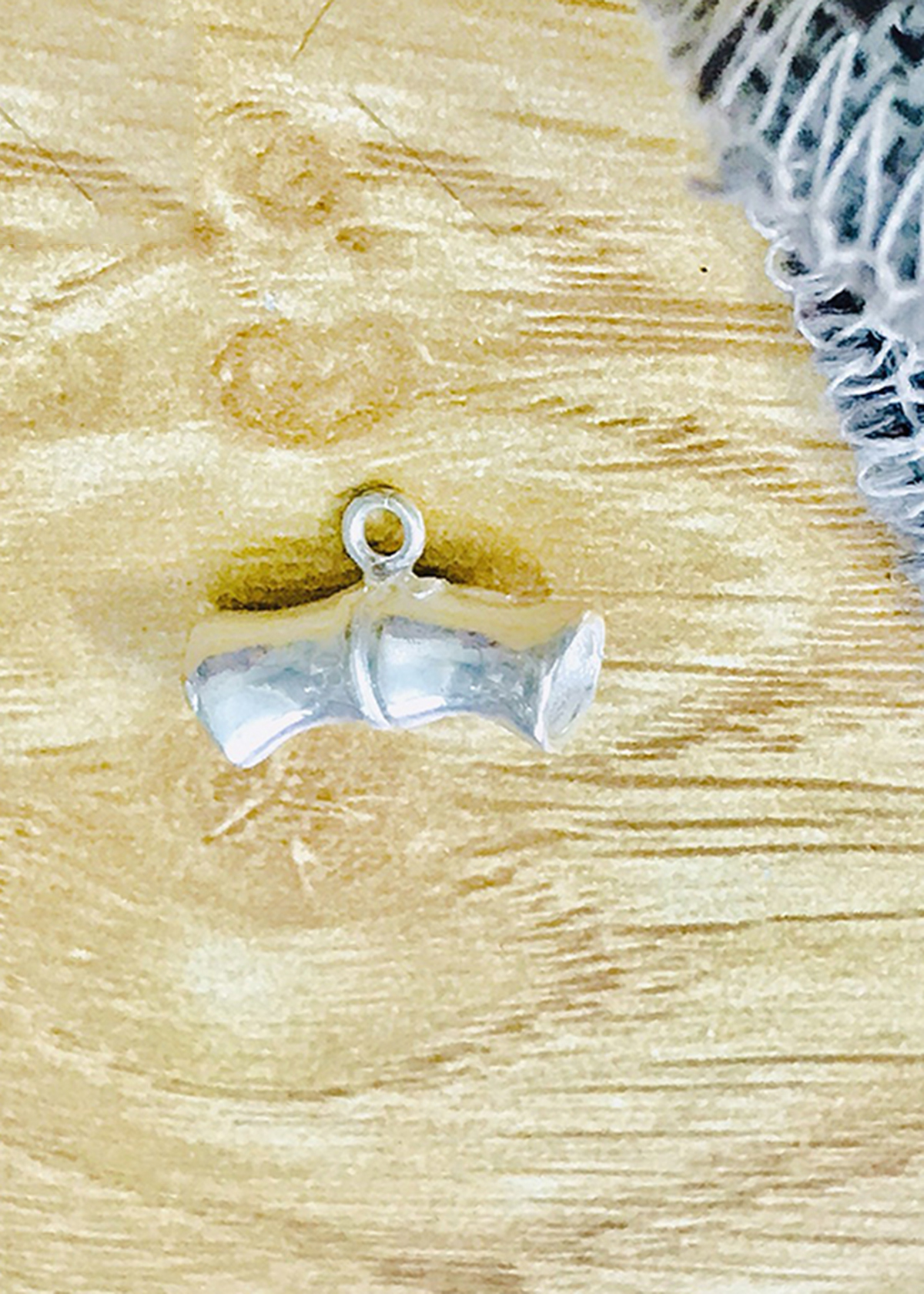 Combo 2 cái charm bạc hình đốt trúc treo - Ngọc Quý Gemstones