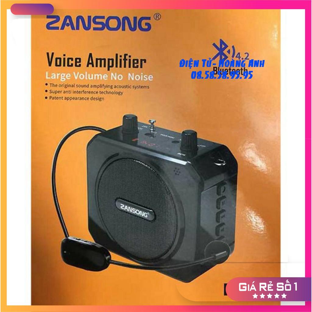 Máy trợ giảng zansong M80 (m88) loa trợ giảng dòng micro không dây bluetooth đài fm