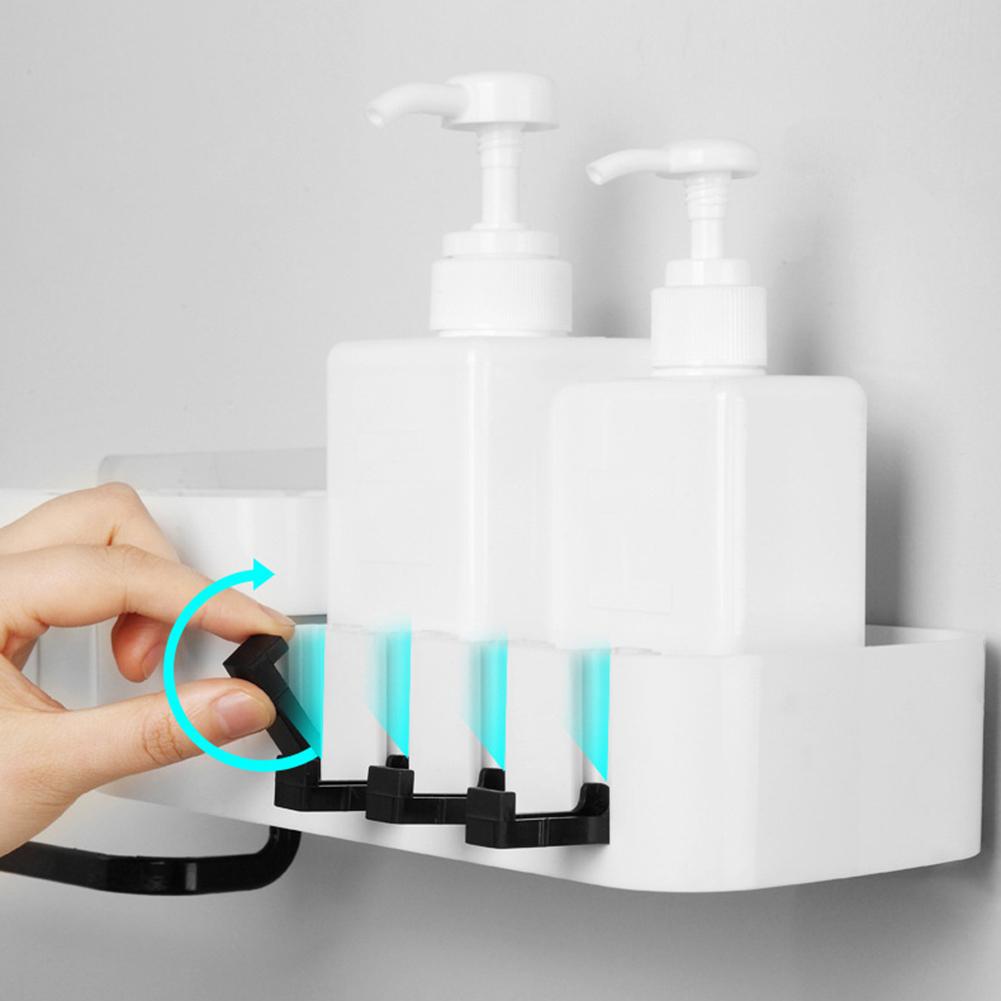 KỆ XOAY 2 TẦNG TIỆN DỤNG ĐỂ ĐỒ NHÀ BẾP, NHÀ TẮM