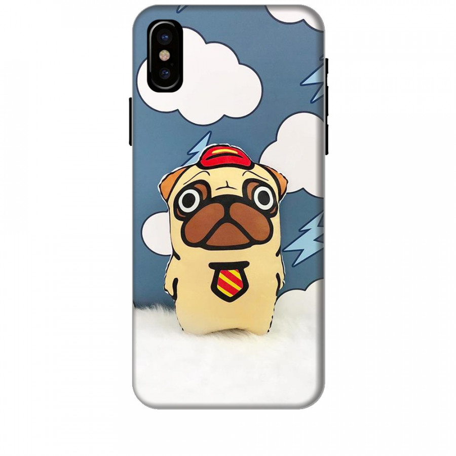 Ốp lưng dành cho điện thoại IPHONE X Cún Con Dễ Thương Mẫu 2