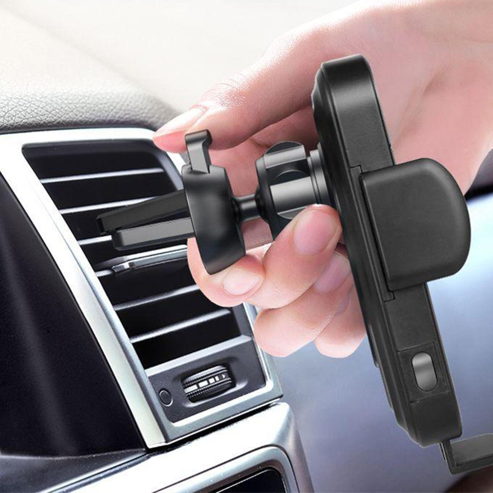 Wireless Car Charger,15W Qi Fast Charging Auto-Clamping Car Mount, Windshield Dash Air Vent Phone Holder Compatible with iPhone 11/11 Pro Max/Xs MAX