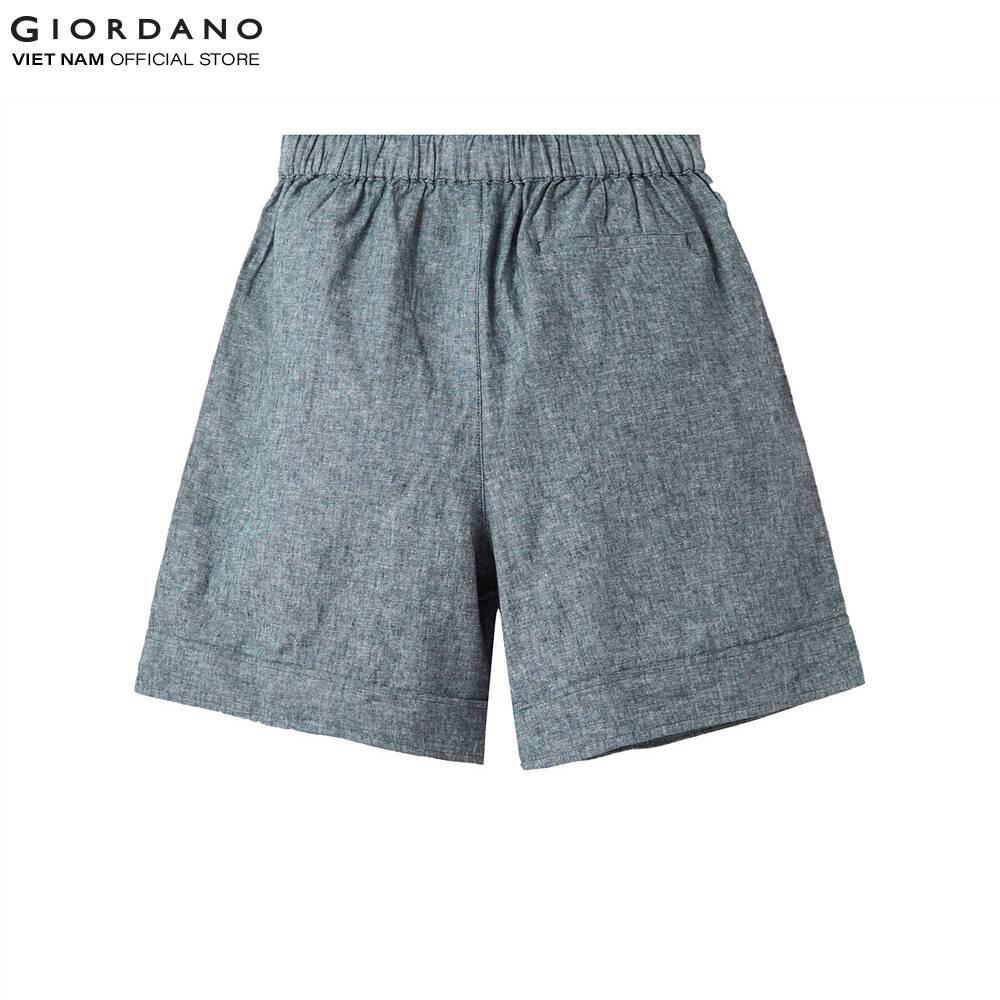 Quần Shorts Linen Nữ Giordano 05400233