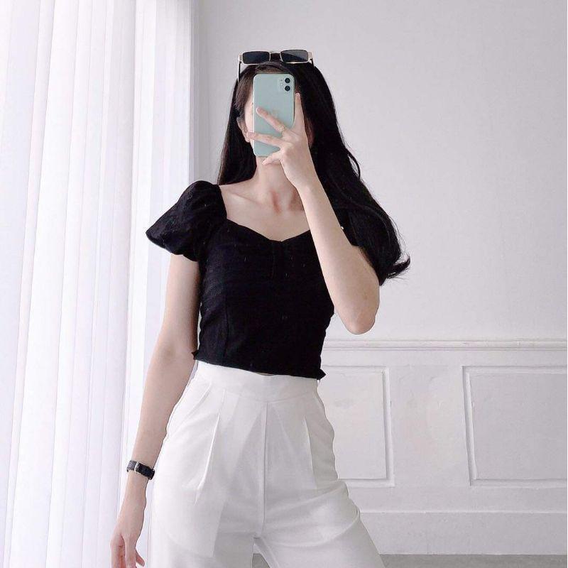 Áo WONDERHOUSE nơ chéo ngực