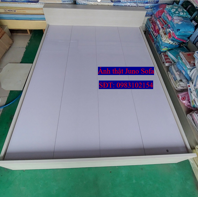 Giường nhựa 1m6 hoặc 1m8 x 2m bề mặt Nhựa cứng ECO bền chắc chịu lực 500 kg