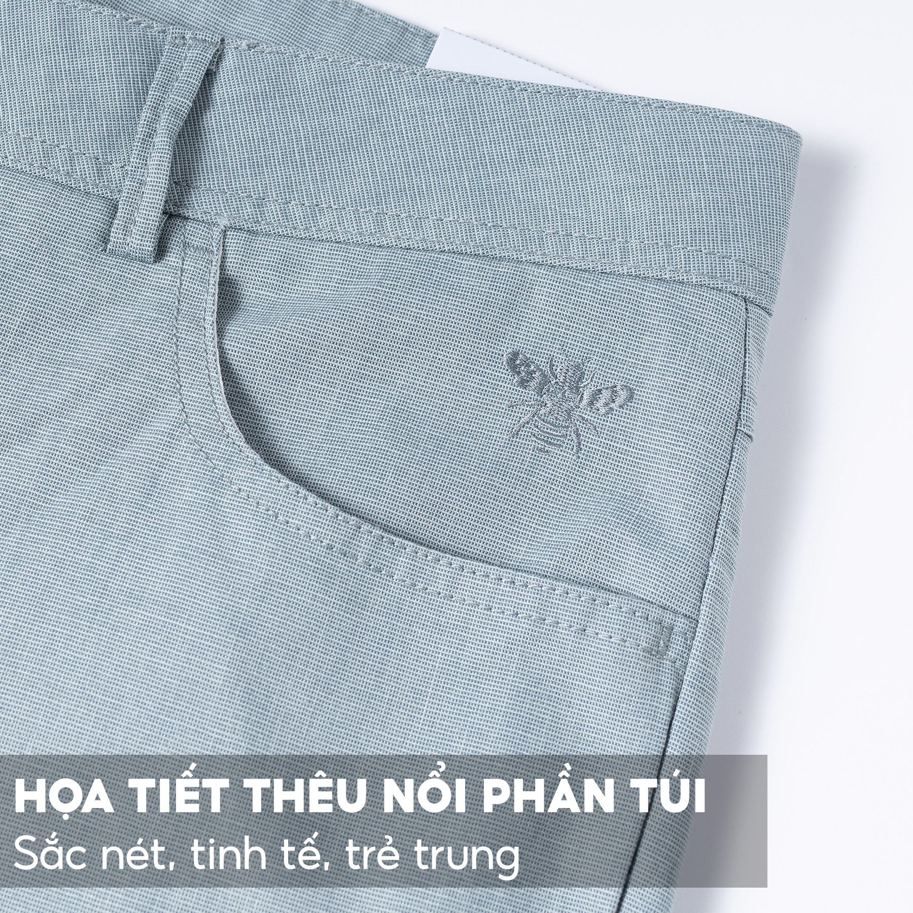 Quần Short Kaki Nam 5S BEE, Chất Cotton Kaki Mềm Mịn, Thoáng Khí, Giữ Phom, Thiết Kế Basic, Màu Sắc Trẻ Trung (QSK23005)