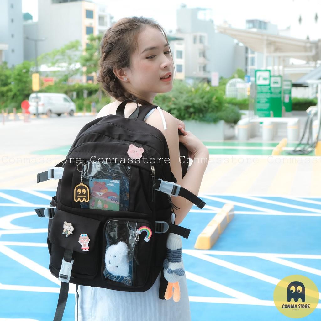 Balo đen túi trong dài hot 2021 HÀNG CÓ SẴN