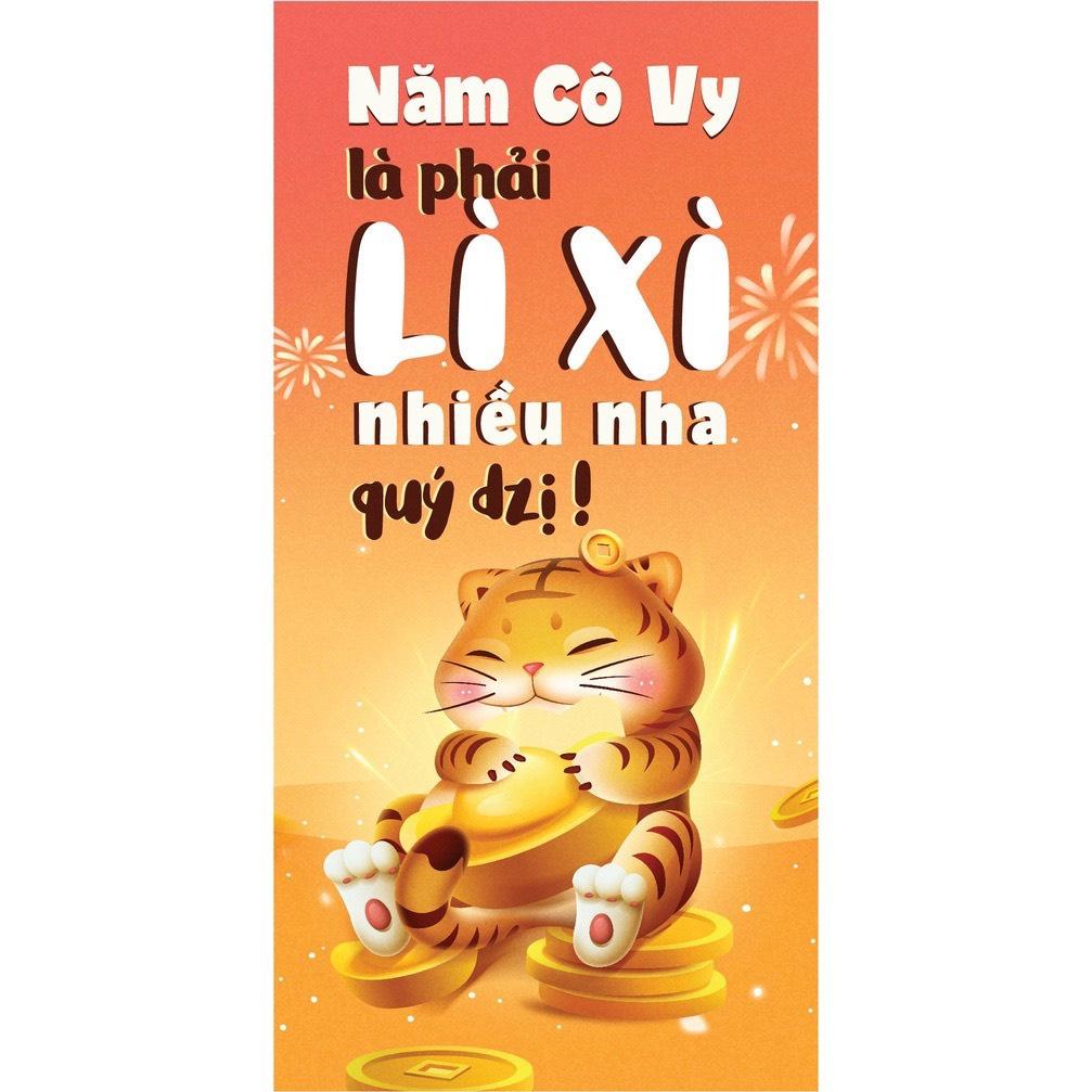 Lì xì combo 10 chiếc lì xì Tết Quý Mão siêu đẹp 2023