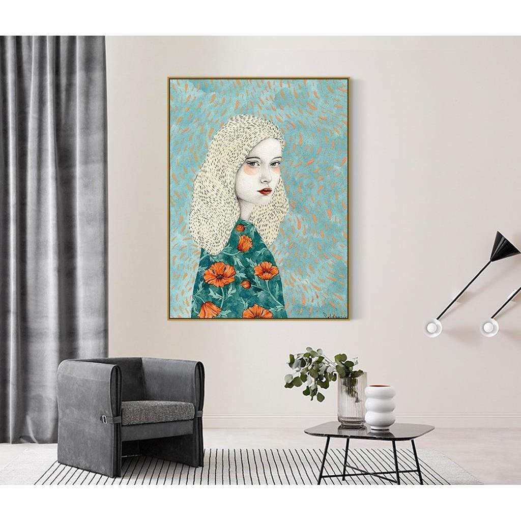 Tranh Canvas đơn khung chữ nhật