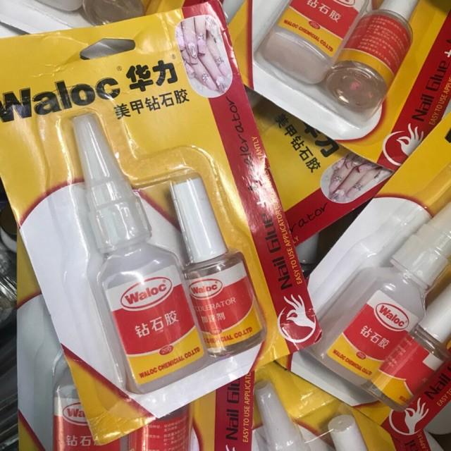 Keo Waloc gắn móng gắn đá