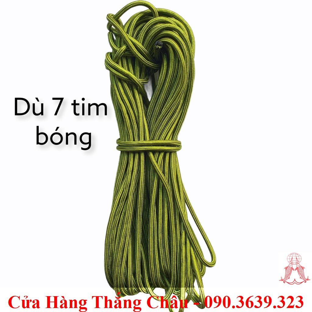 Dây Dù Thần Bóng, 7 Tim Bóng - Bản Tròn (1 bó - dài 20m)