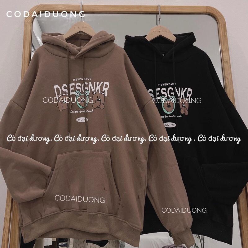 Áo nỉ hoodie 3 chú chó