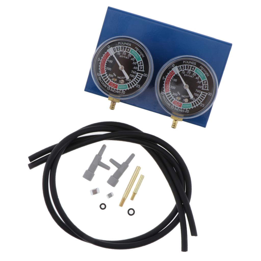 2Pcs Carb Carburetors Synchronizer Vacuum Balancer Gauge 2 Cylinder Set