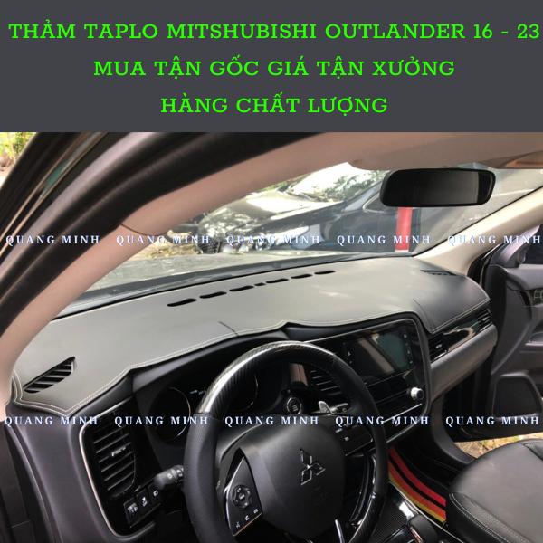THẢM TAPLO MITSHUBISHI OUTLANDER 2016 - 2022