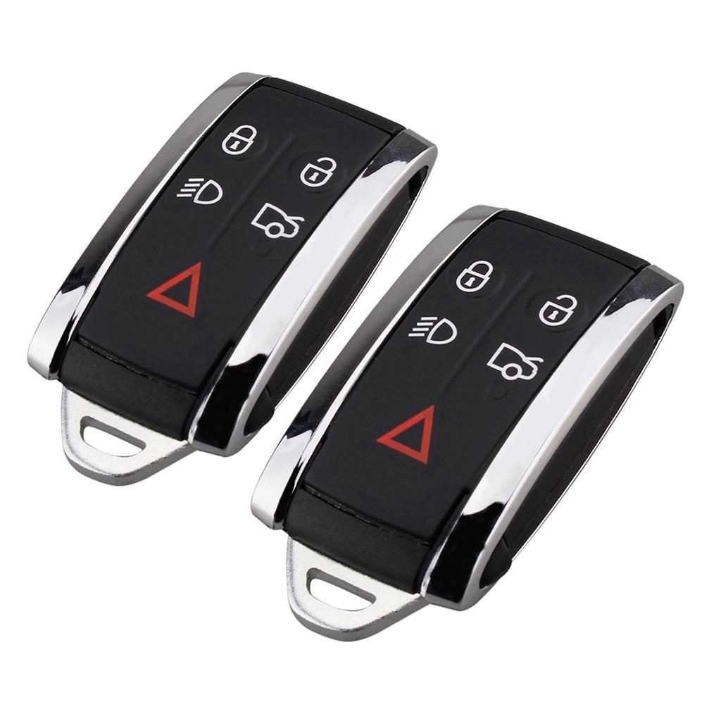 2pcs Button Car Remote  Fob Case  Shell for  XK XKR