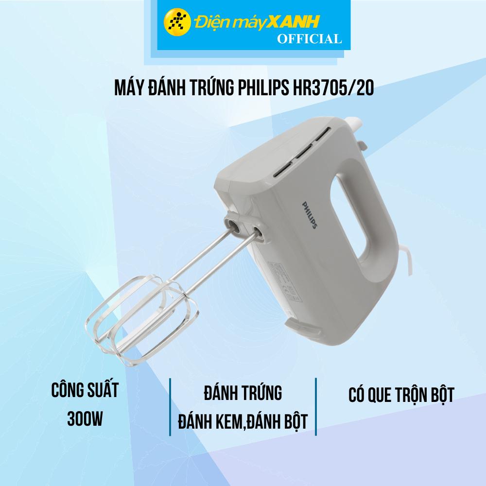 Máy đánh trứng Philips HR3705/20 - Hàng Chính Hãng