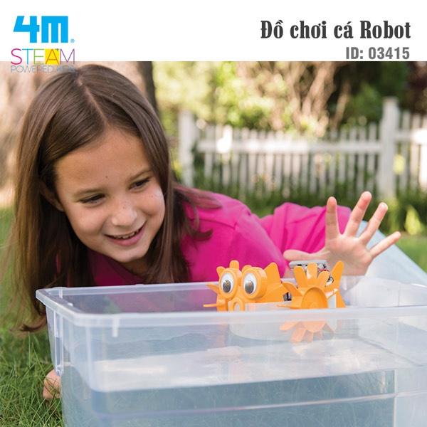 Đồ chơi khoa học Cá robot chuyển động – 4M 03415