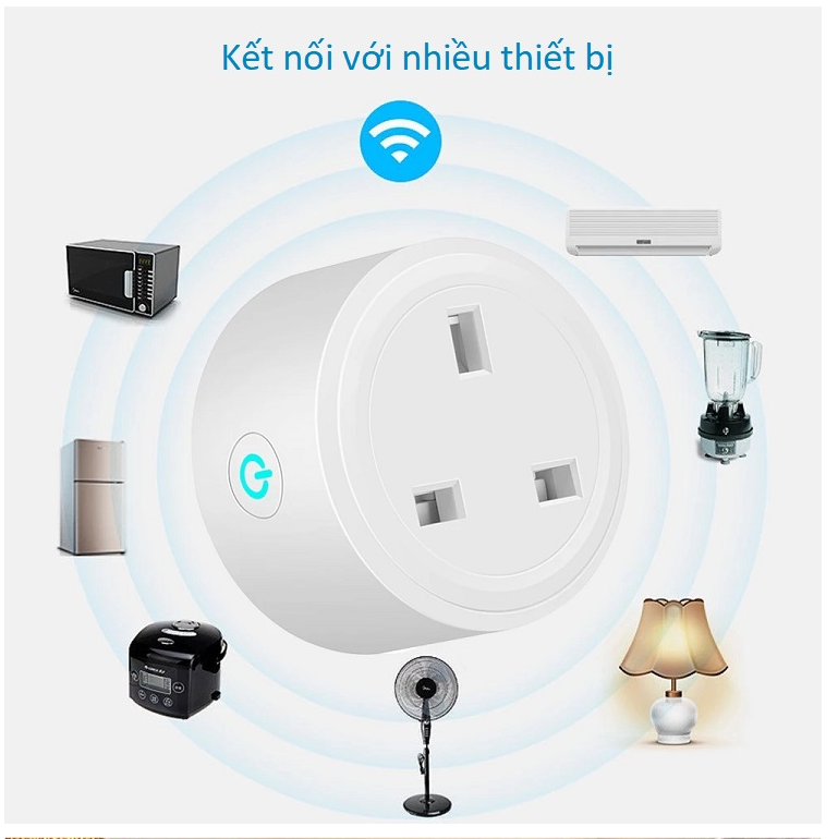 Ổ cắm thông minh điều khiển từ xa trên điện thoại qua Wifi 