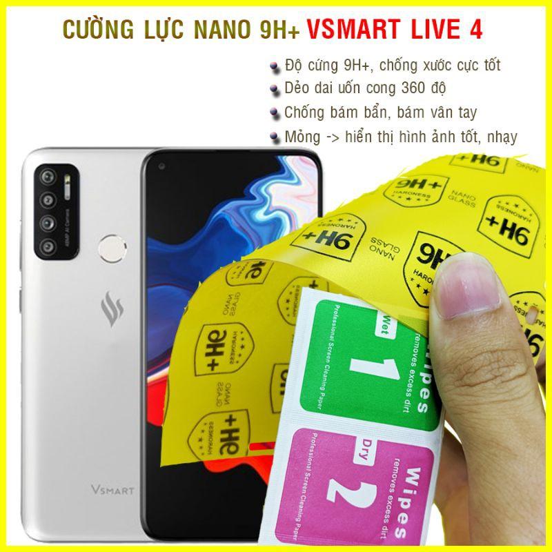 Dán cường lực dẻo nano dành cho Vsmart Live 4