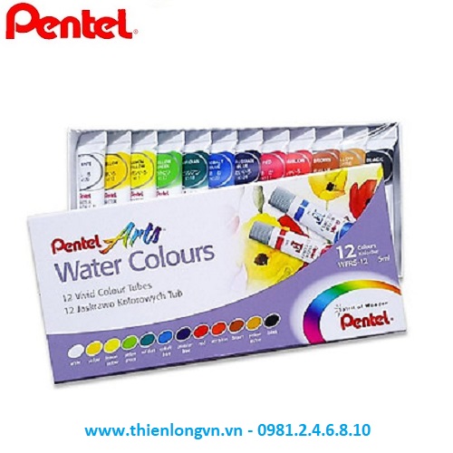 Màu nước Pentel WFRS - 12 màu