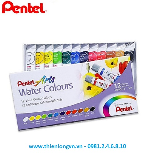 Hộp 12 Màu nước Pentel WFRS-12