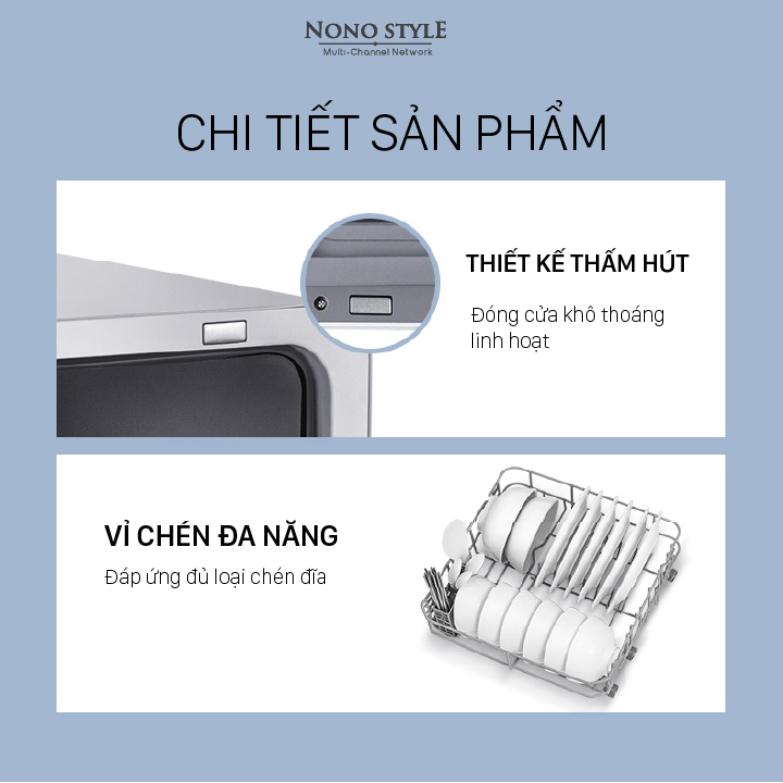 Máy Rửa Chén Bát Hanze DW-T1 (45L) - Hàng Chính Hãng