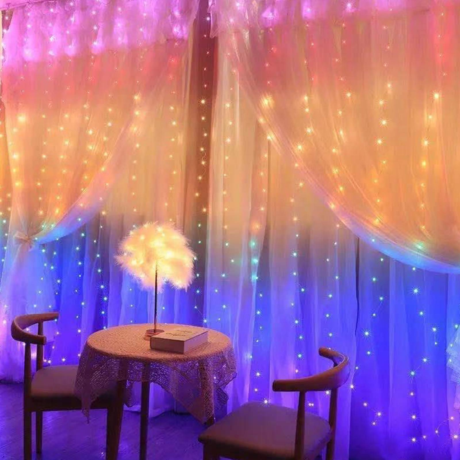 Dải Đèn Cầu Vồng 280 Đèn Leds Trang Trí Giáng Sinh Nhà Cửa