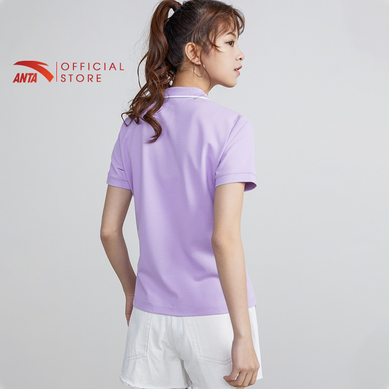 Áo polo thể thao nữ Anta Life Style BCI Cotton 862228144