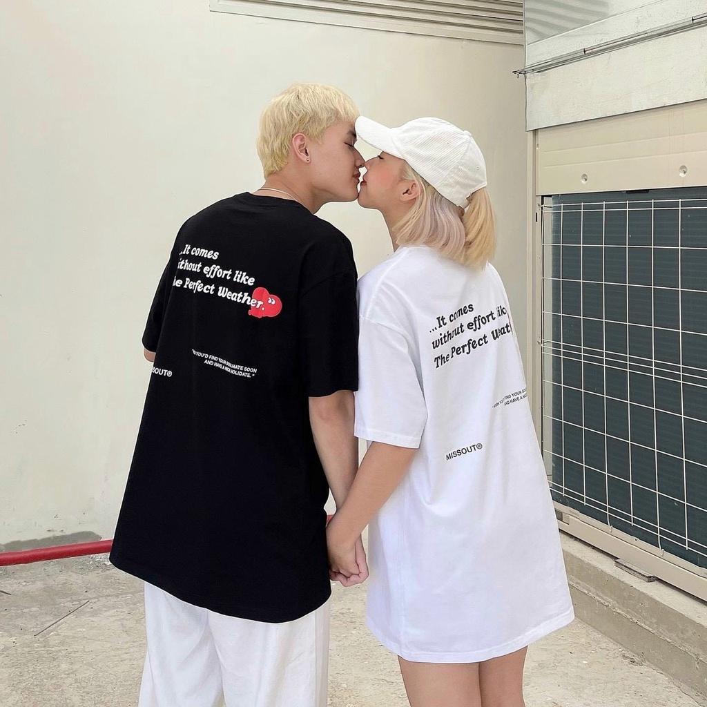 Áo Thun Local Brand Missout Nam Nữ Tay Lỡ Cotton Oversize Unisex Full Mạc