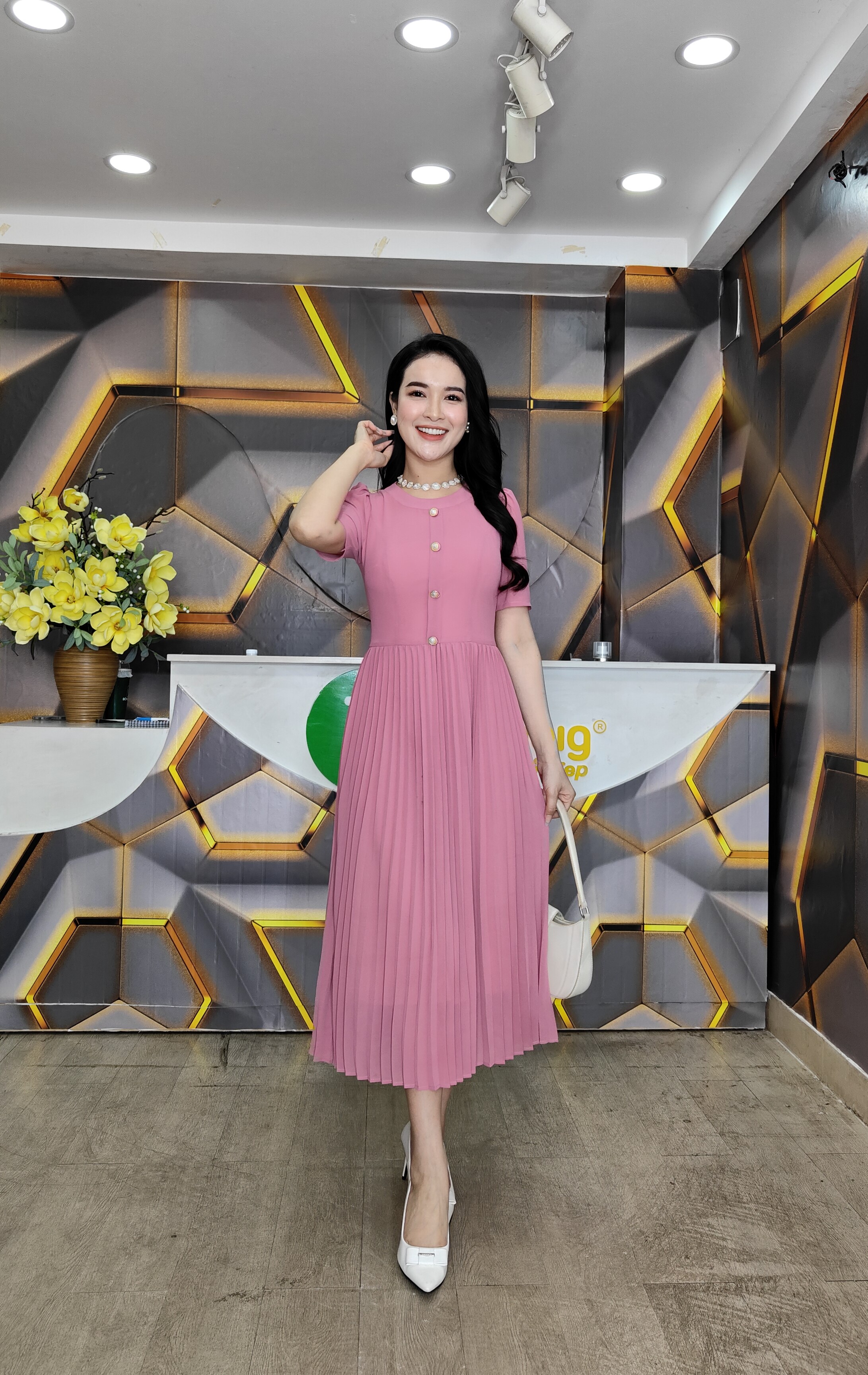 Đầm xòe - Y1700 - Thương hiệu Zonbig