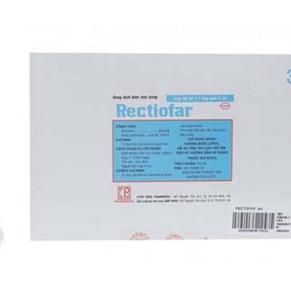 Ống bơm trực tràng, đi cầu người lớn và trẻ em Rectiofar ống 3ml, 5ml