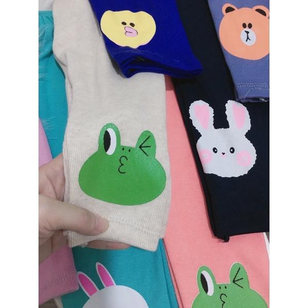 Quần legging len tăm, quần dài thu đông cho bé gái