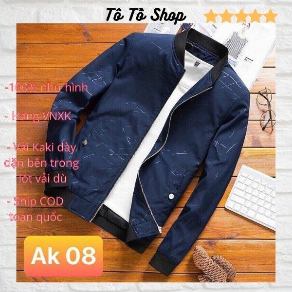Áo Khoác Kaki Nam ️️ Áo Khoác Nam Chất Liệu Kaki Dày Dặn 2 Lớp Thời Trang 4 Mùa Hàng VNXK Tô Tồ Shop - AKKKN10