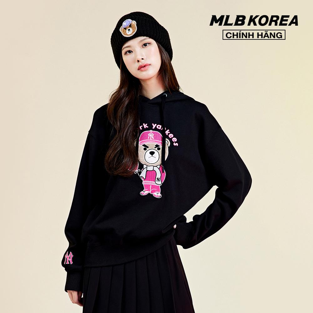 MLB - Áo hoodie tay dài phối mũ Mega Bear Mega Overfit 3AHDE0126