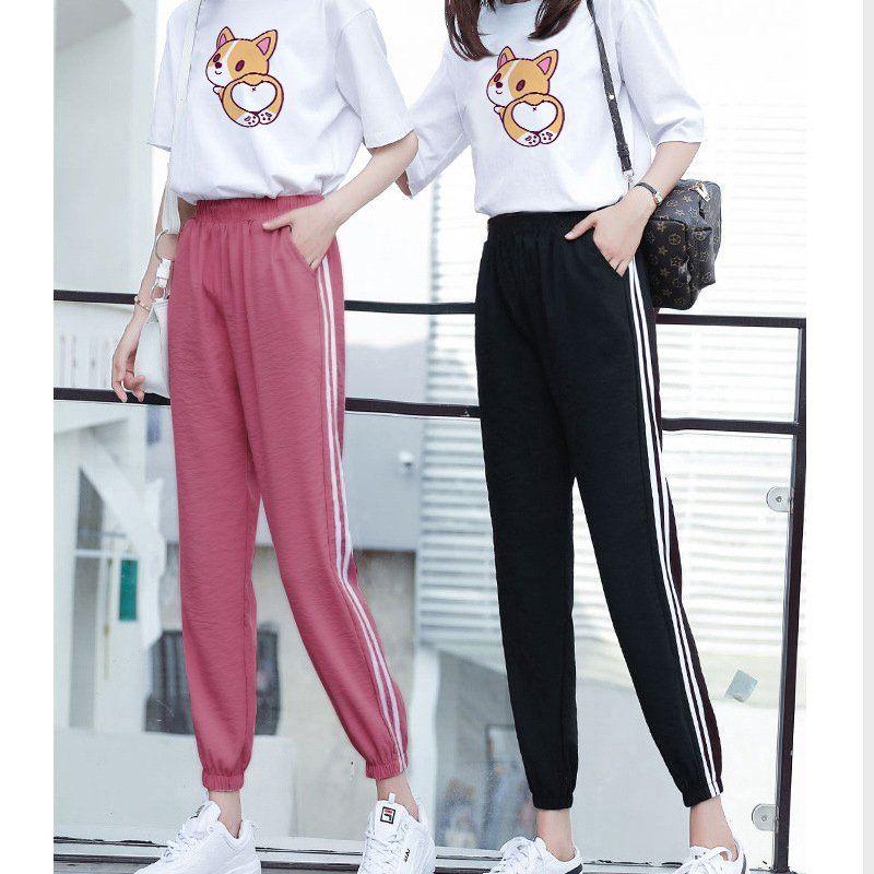 Set Jogger Line Phối Thun Unisex Chó