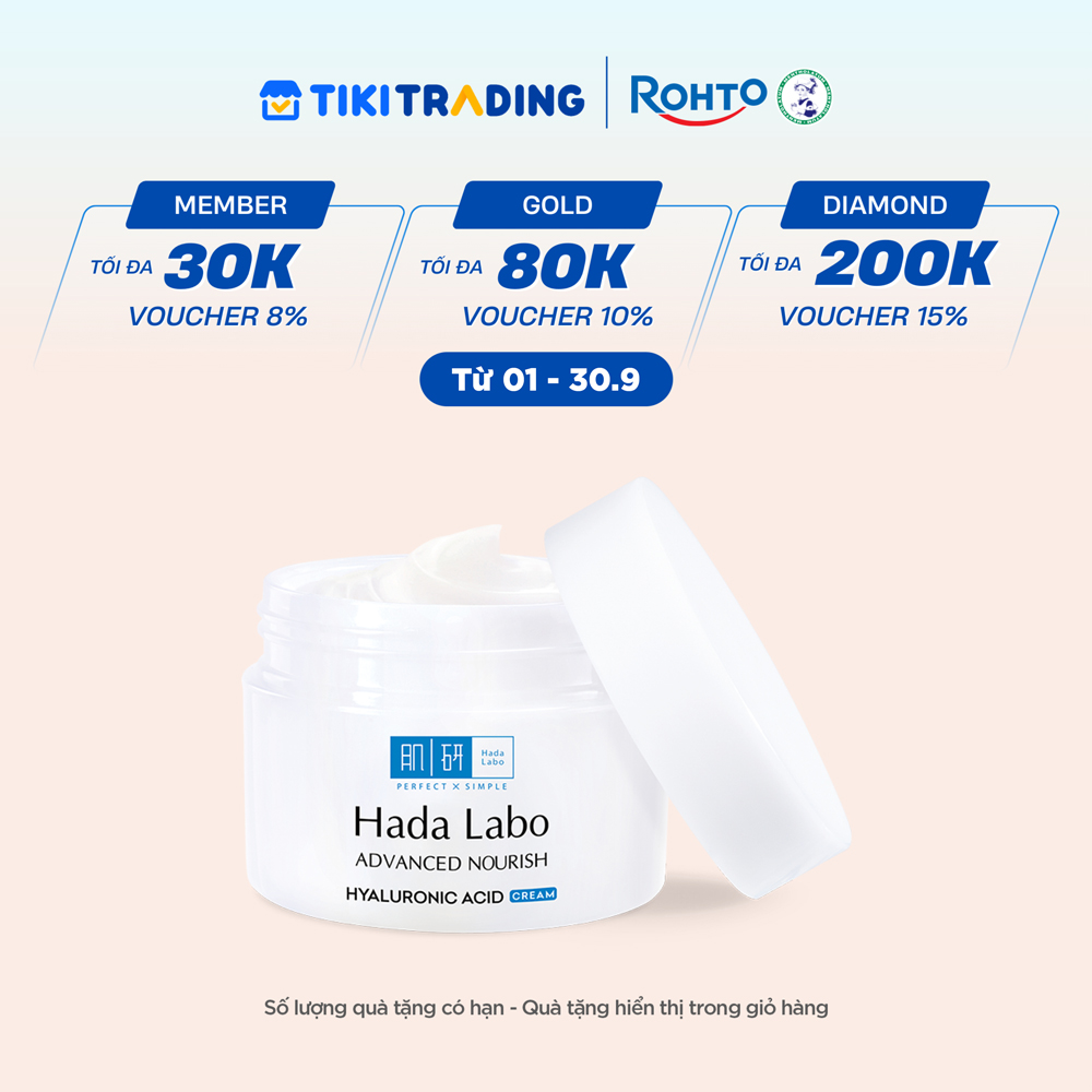 Kem dưỡng ẩm Hada Labo Advanced Nourish Hyaluronic Acid Cream 50g