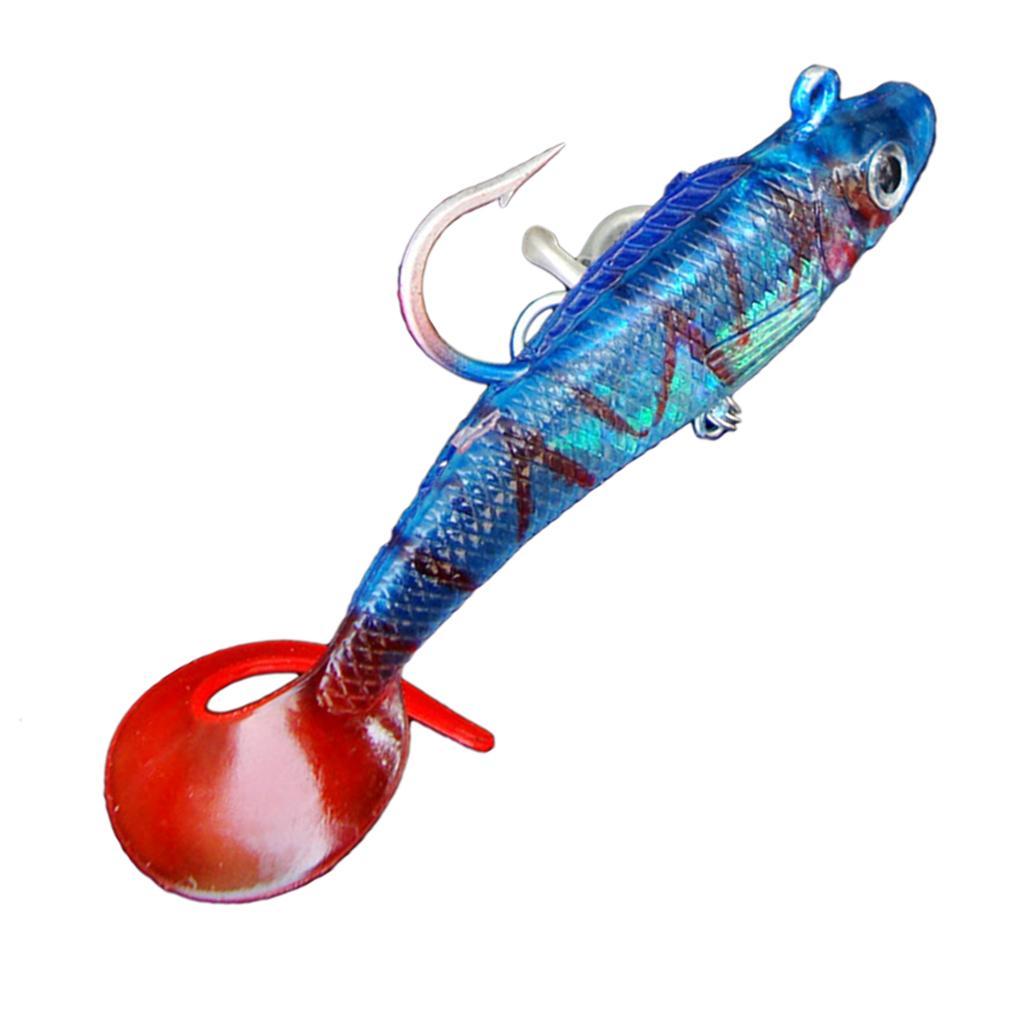 Soft Plastic Popper Fishing Baits Lures and Life-like Cicada Floating Lures