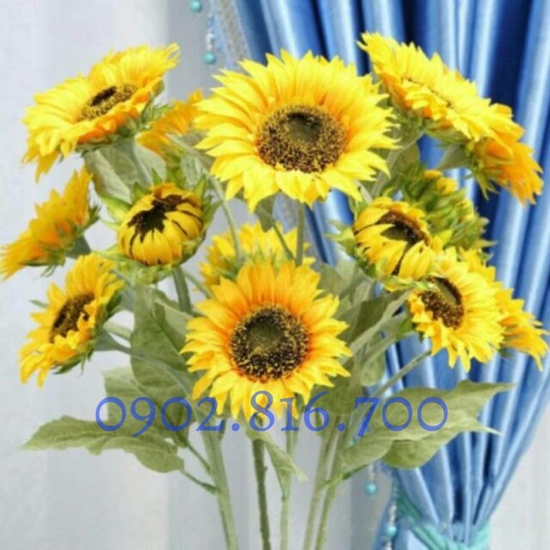 1 cành hoa hướng dương đại đẹp như thật