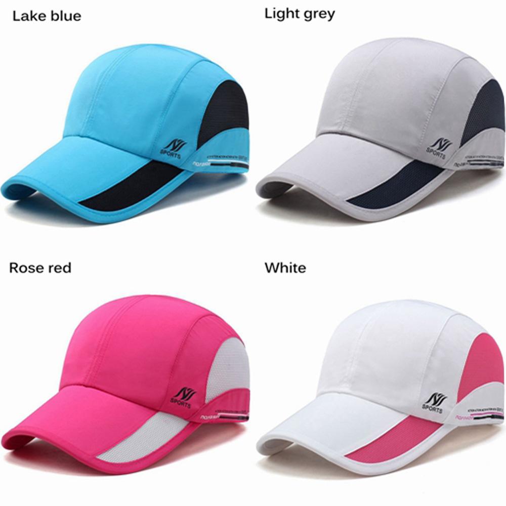 ☆YOLA☆ Women's Fashion Breathable Hat Running Mesh Sport Baseball Cap Waterproof Men Outdoor Quick-drying Sun Visor/Multicolor