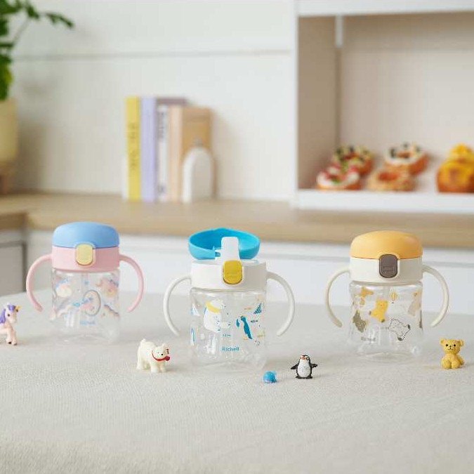 Bình tập uống nước RICHELL Nhật MUGOOD bước 1 | Baby
