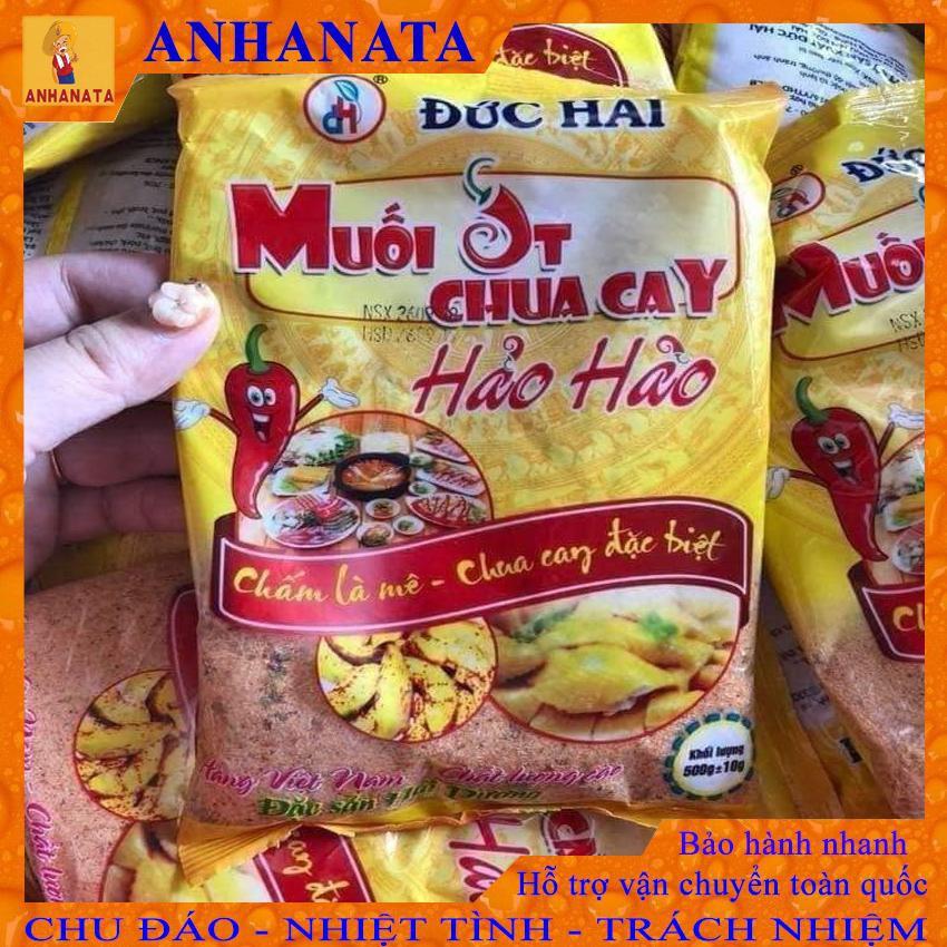 Muối Ớt Chua Cay Hảo Hảo, Đức Hải 500g