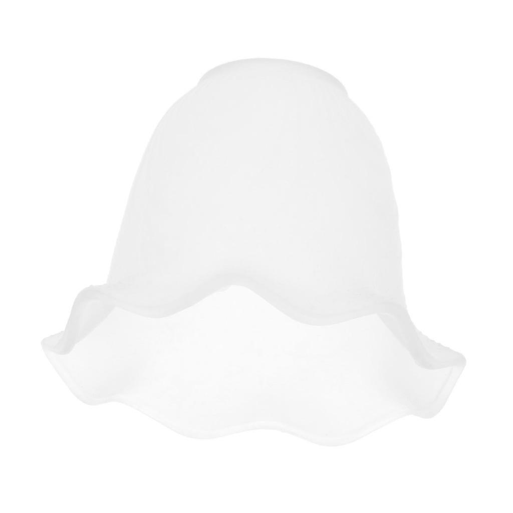 2pcs Replacement Ceiling Fan Chandelier Wall Light Frosted Clear Glass Shade