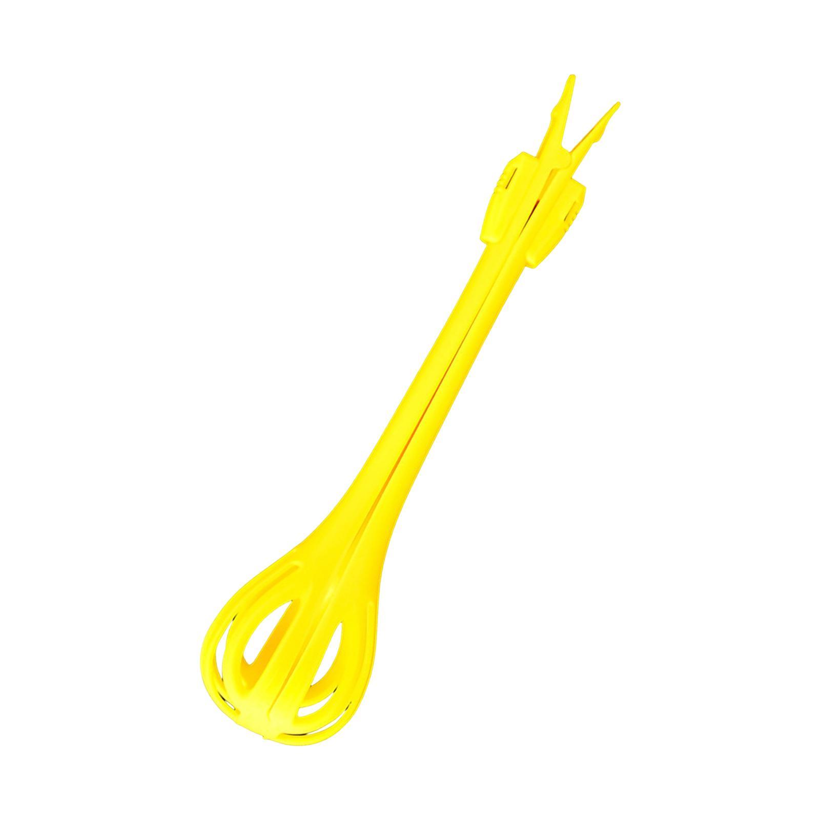 Versatile Egg Beater Whisk with Hanging Holes Noodle Tongs for Stirring Baking Blending