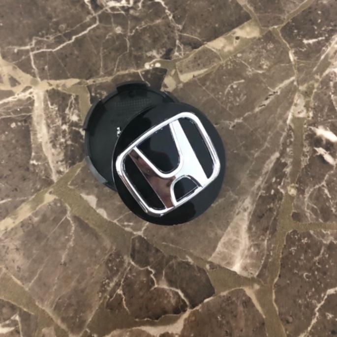 01 Logo chụp mâm bánh xe ô tô Honda đường kính 58mm HDA58