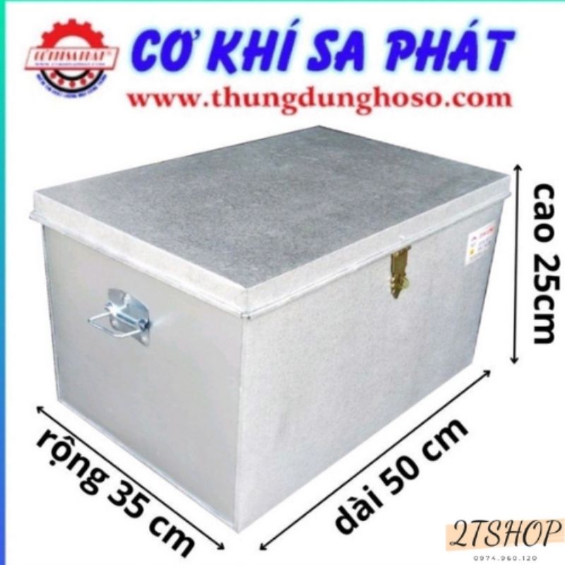 Thùng đựng hồ sơ giá rẻ kt 50x35x25 Không thấm Nước , Không rỉ sét