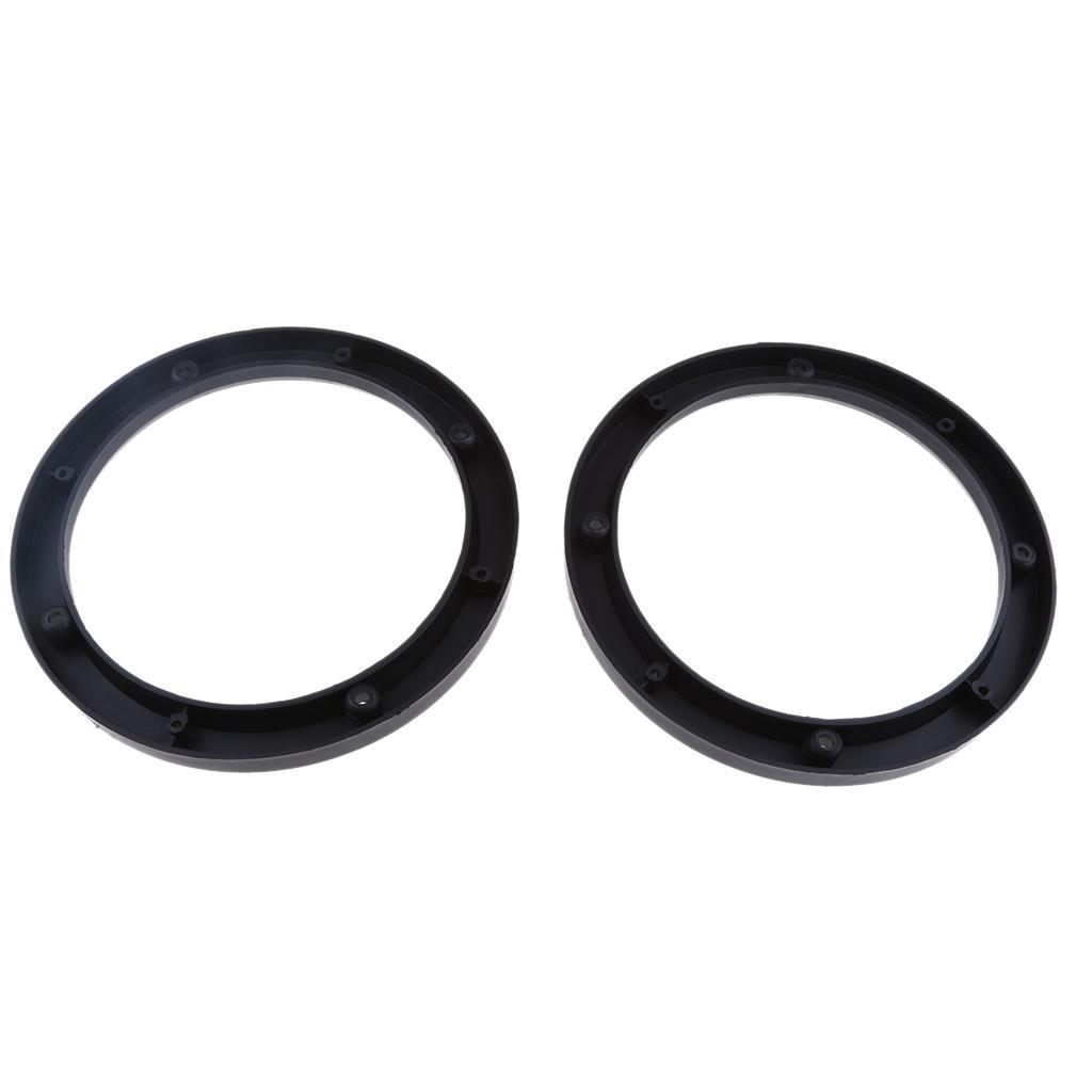 2X 2x .5inch Car Speaker Spacer Adapter Bracket Holder Black