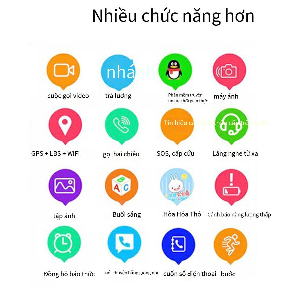 Đồng hồ điện thoại trẻ em 4G được ưa chuộng nhất Định vị GPS IPS độ nét cao bảo vệ mắt màn hình lớn cung cấp thiết bị chống mất thông minh