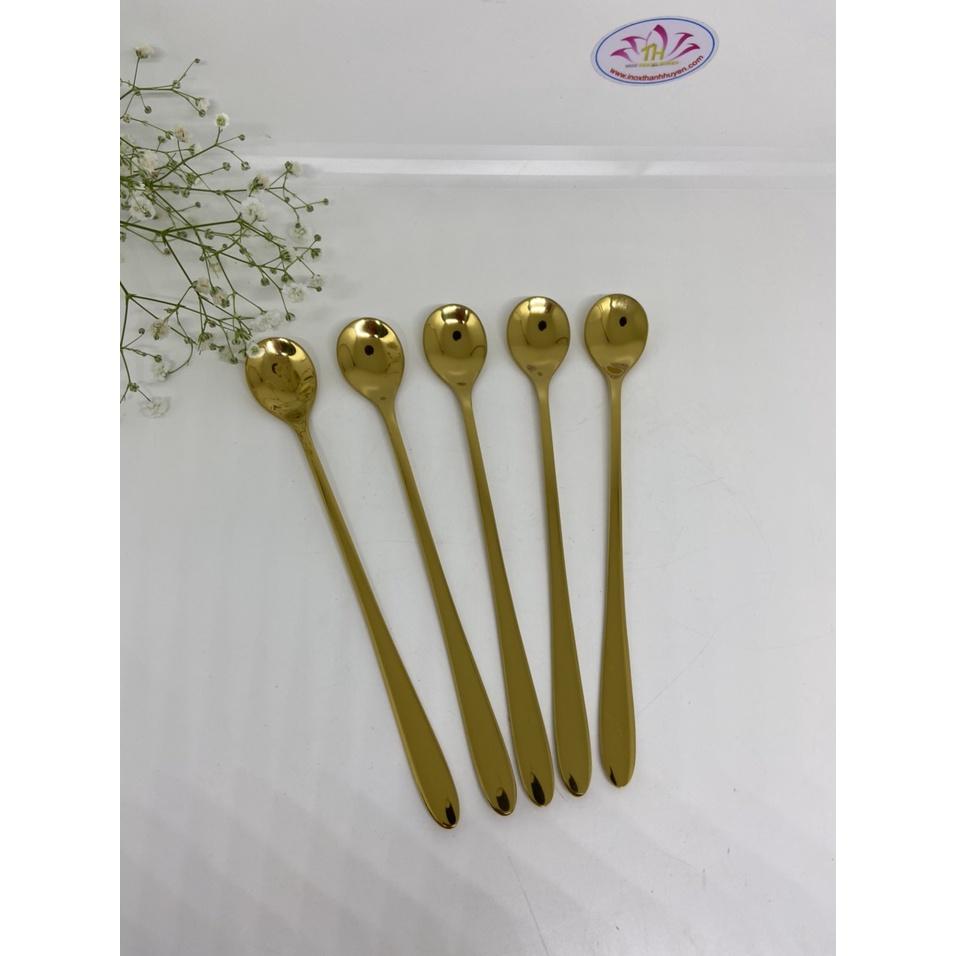 Muỗng Inox 304 Jade Moutain Mạ Vàng Cao Cấp Hình Thức Sang Trọng Bắt Mắt